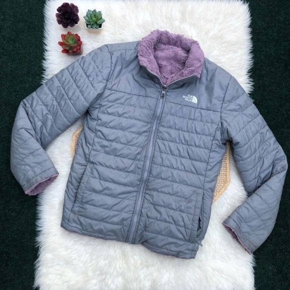 North Face Mossbud Reversible Jacket Girls XL